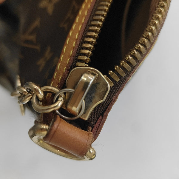 PALERMO PM Monogram Coated Canvas Brown