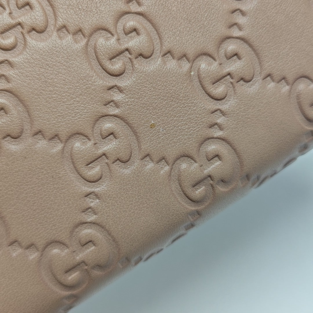Monogram Calfskin Wallet Pink