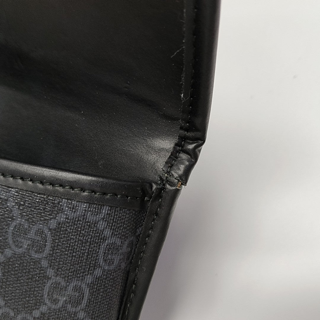 Neo Vintage Monogram Coated Canvas Black