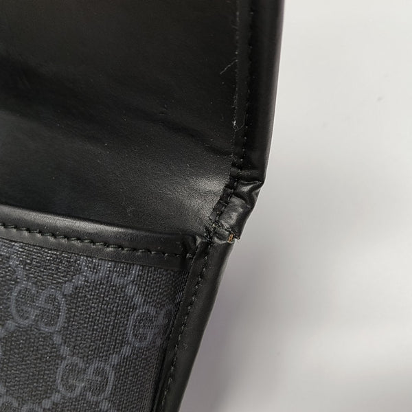 Neo Vintage Monogram Coated Canvas Black