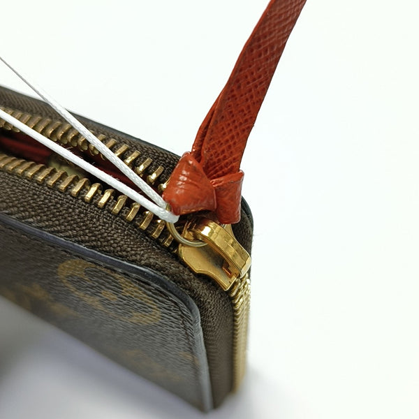 CLÉMENCE Monogram Coated Canvas Brown Wallet