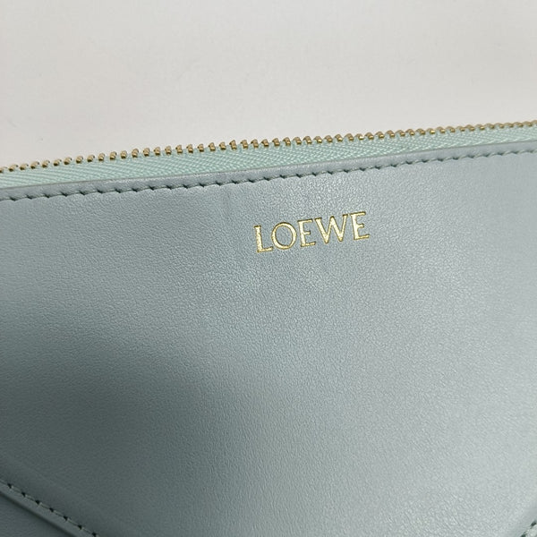 Puzzle Fold Mini Calfskin Blue