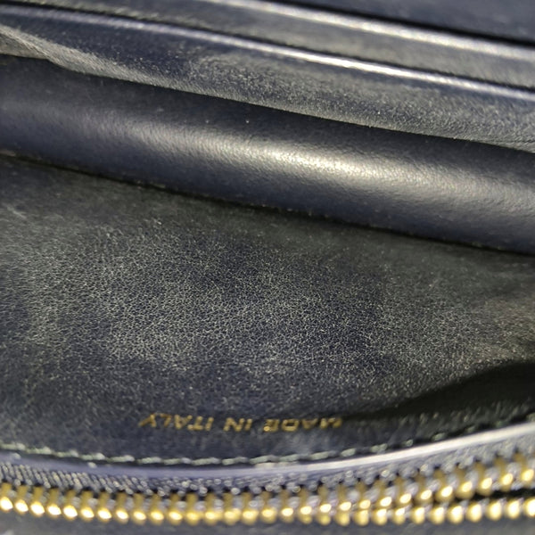 Authenticated pre-owned  Saddle Oblique Canvas Blue - Belt Bag at Looply