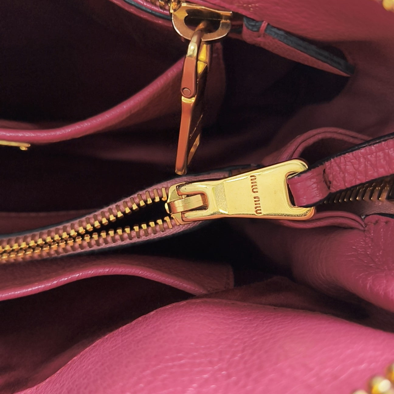 Calfskin Shoulder Bag Pink