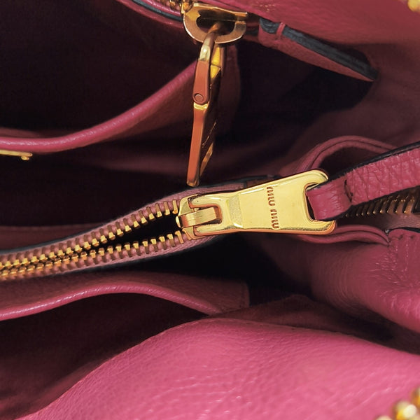 Calfskin Shoulder Bag Pink