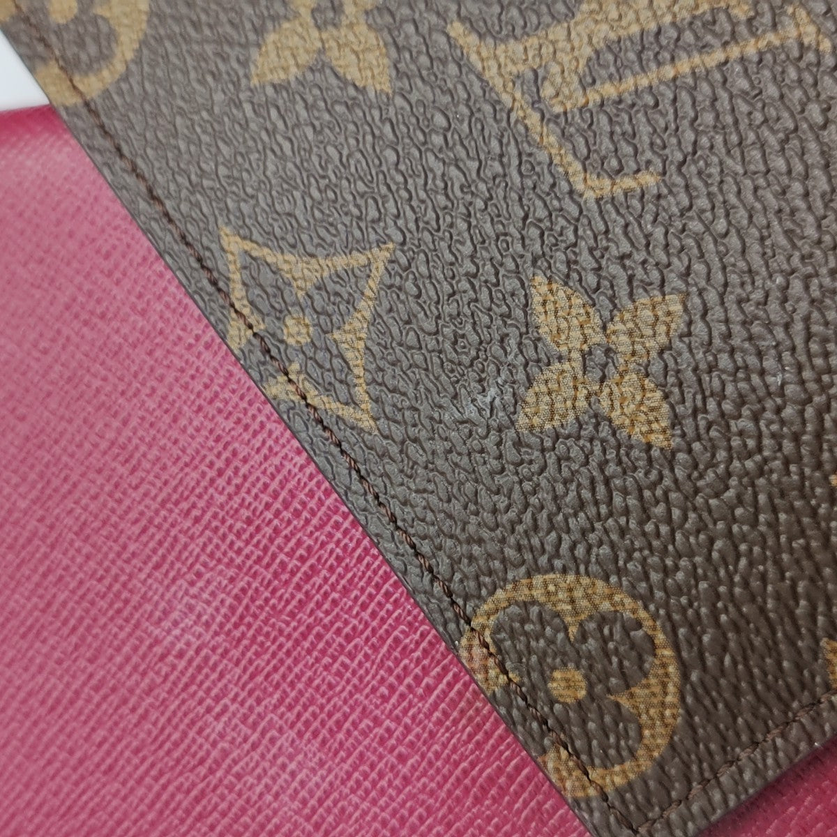 SARAH Monogram Coated Canvas Brown