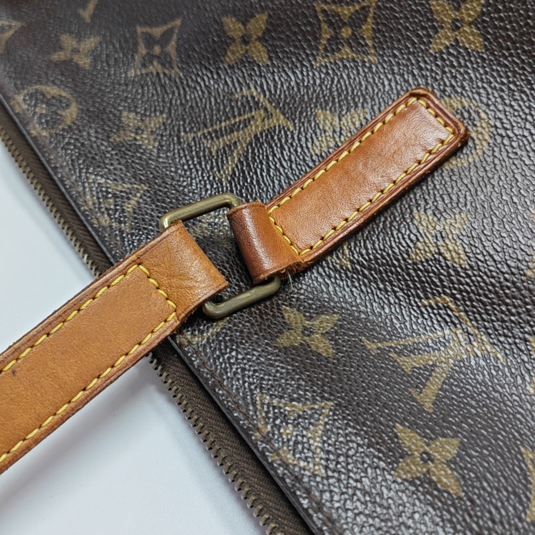 PIANO Monogram Coated Canvas Brown