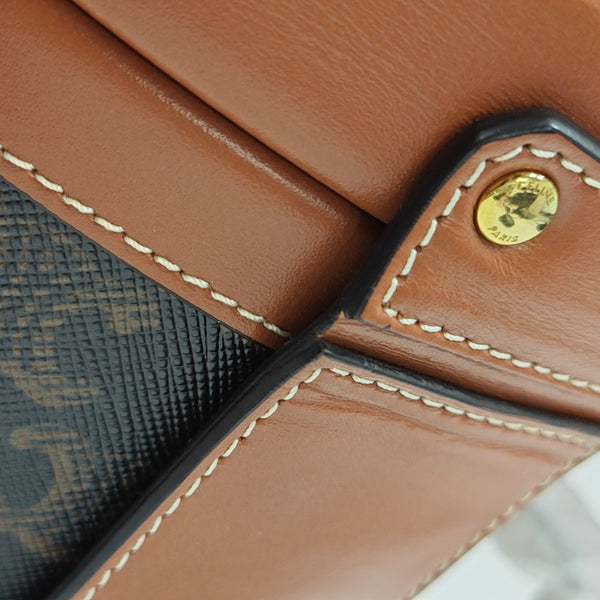 TRIOMPHE Medium Coated Canvas Brown