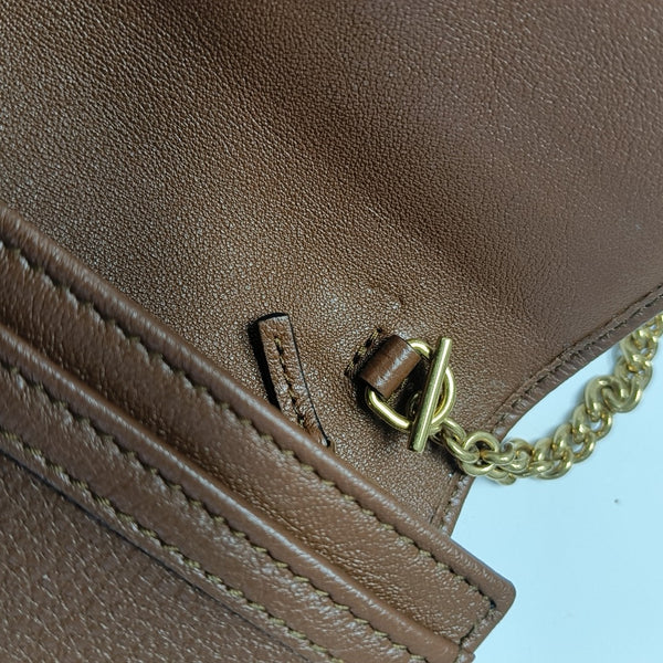 Diana Mini Calfskin Brown