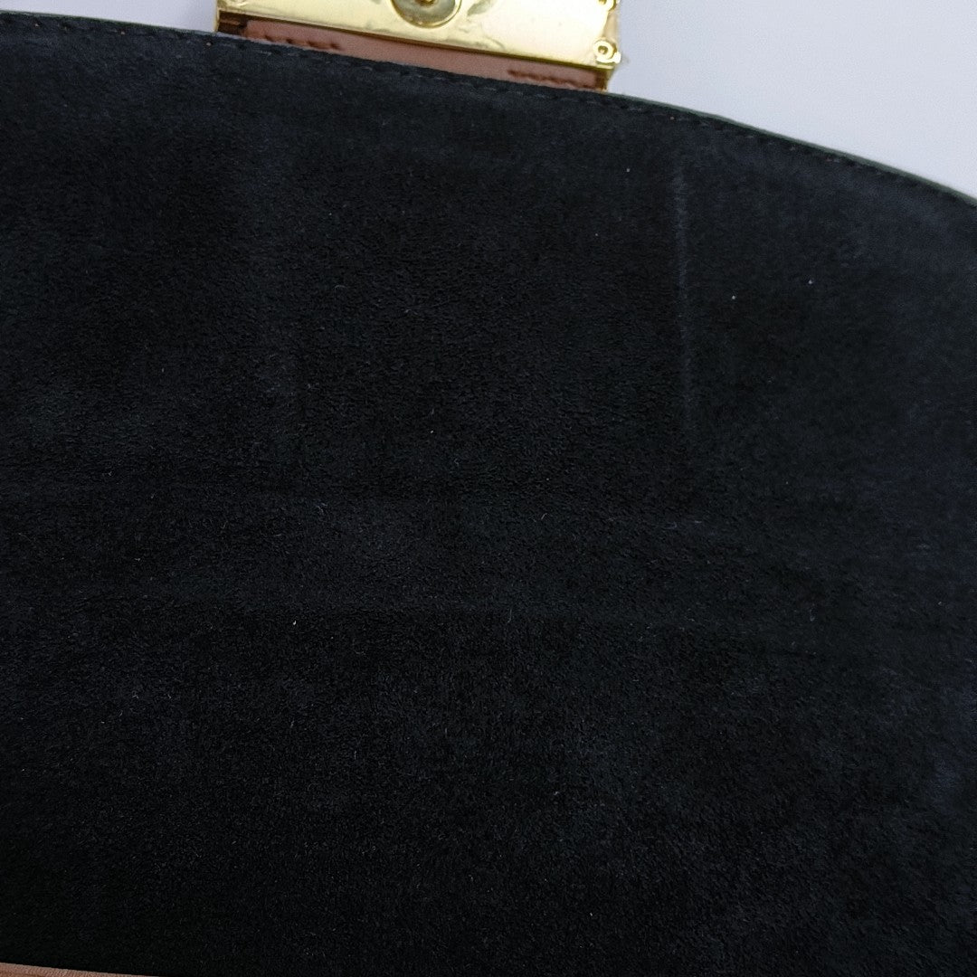 DAUPHINE MM Monogram Coated Canvas Brown