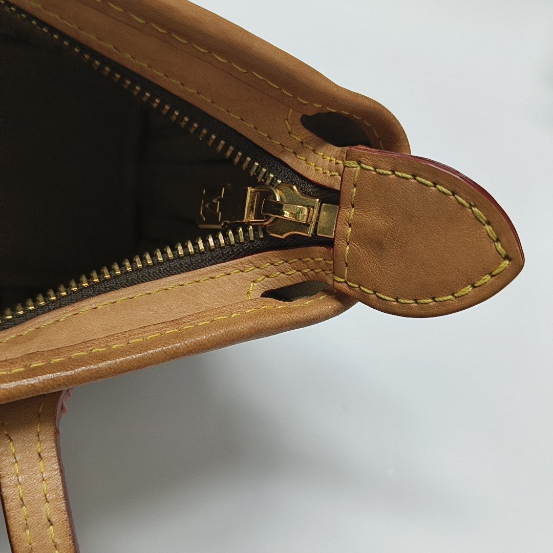 NEVERFULL BB Monogram Coated Canvas Brown