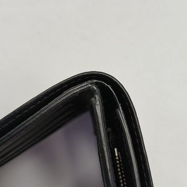 Coated Canvas Clutch Gray
