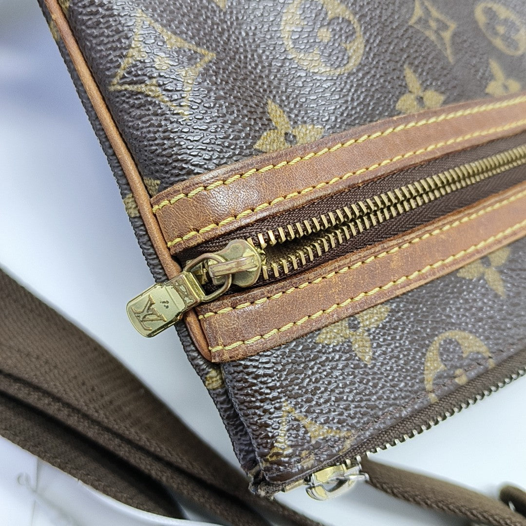 BOSPHORE Monogram Coated Canvas Brown