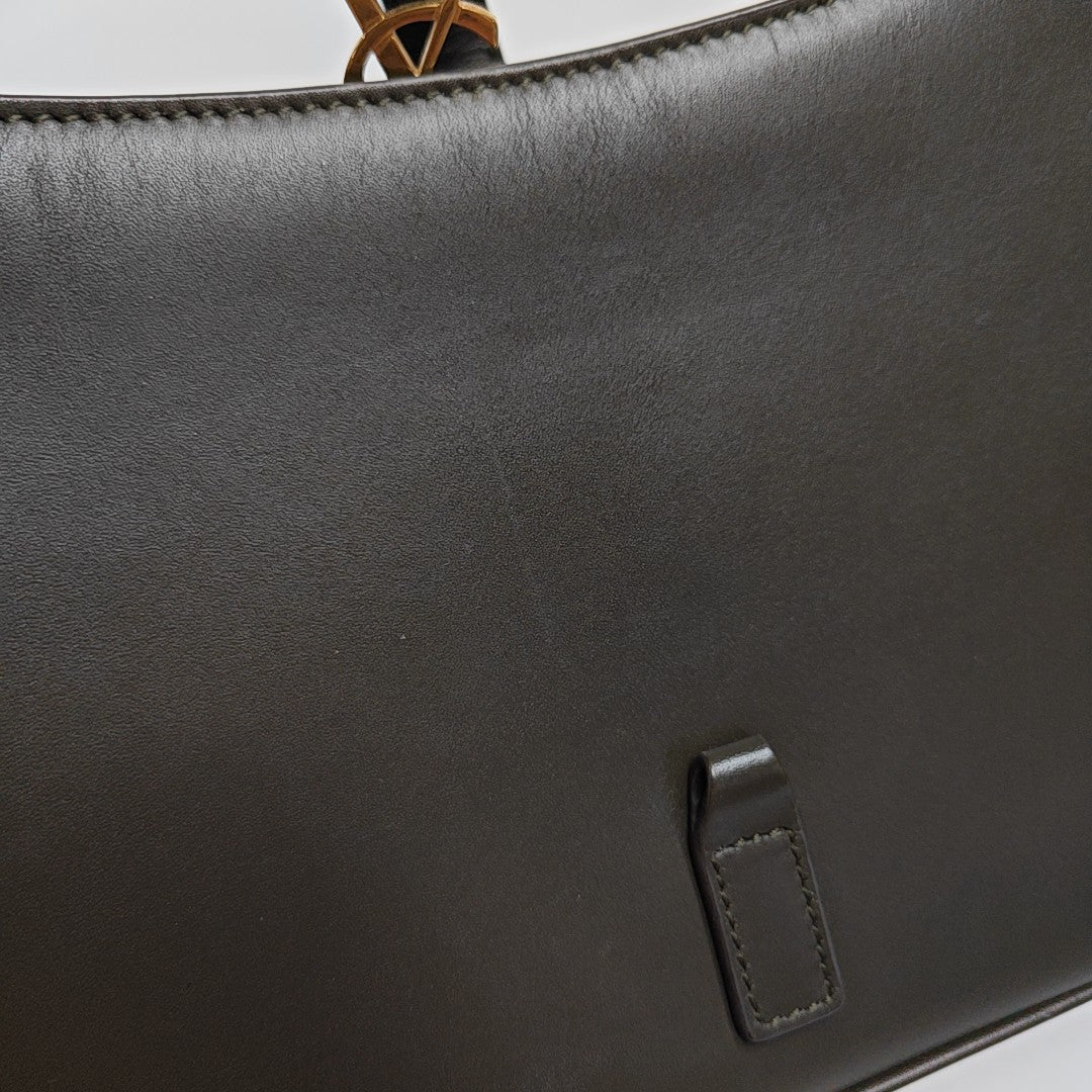 LE 5 À 7 Small Calfskin Green