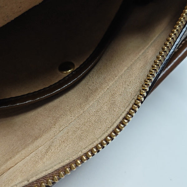Bree Monogram Coated Canvas Beige