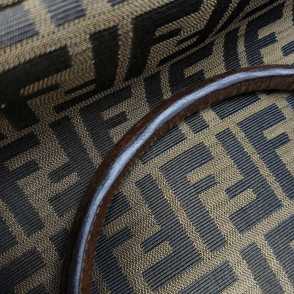 Canvas Top Handle Bag Brown