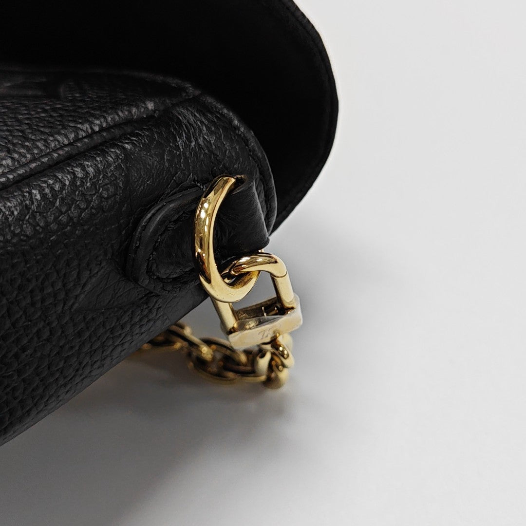 IVY Monogram Calfskin Black