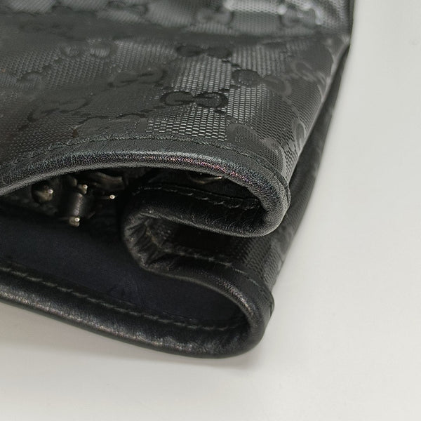 Monogram Coated Canvas Tote Bag Black