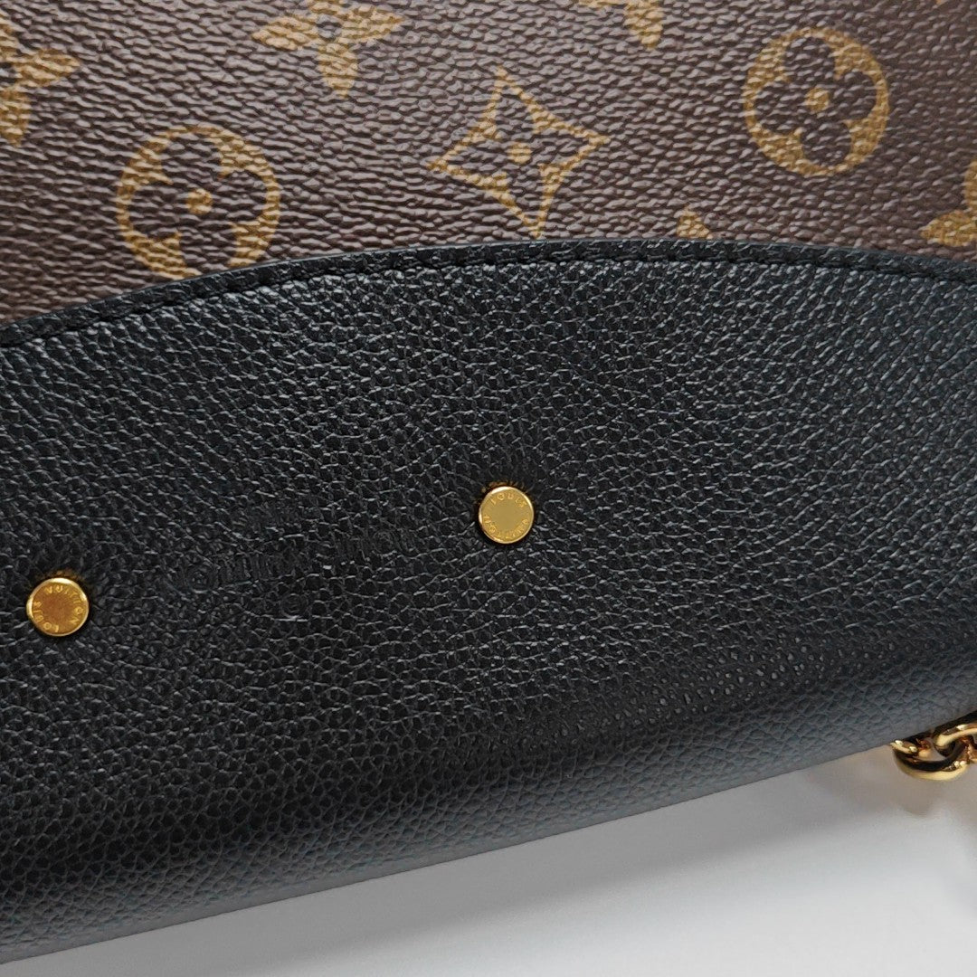 SAINT PLACIDE Monogram Coated Canvas Black
