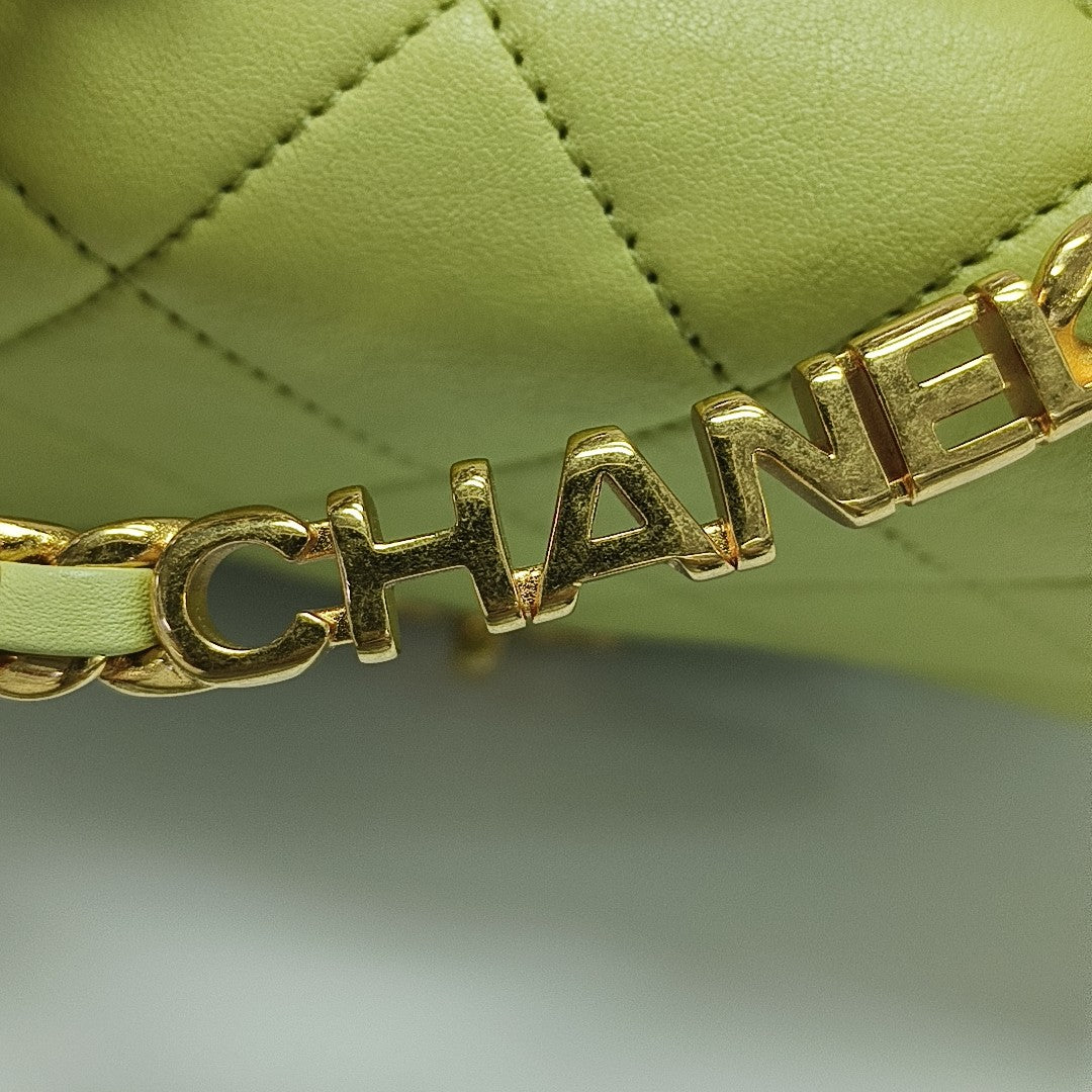 CLASSIC FLAP Mini Quilted Calfskin Green
