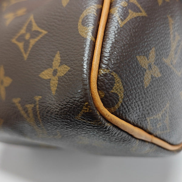 SPEEDY Nano Monogram Coated Canvas Brown