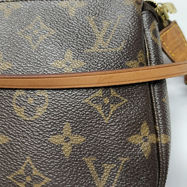 ACCESSOIRES Monogram Coated Canvas Brown