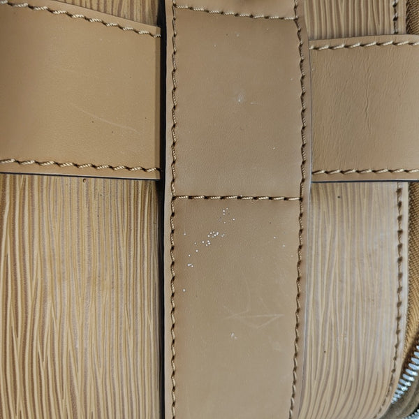 Calfskin Luggage Yellow