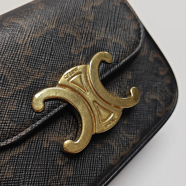 TRIOMPHE Mini Coated Canvas Black