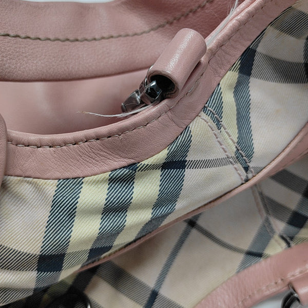 Leather Shoulder Bag Pink
