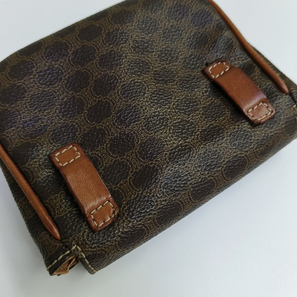 Coated Canvas Wallet Black
