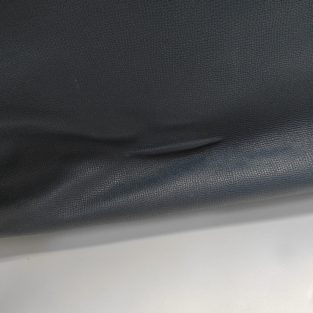 The Banner Large Calfskin Blue