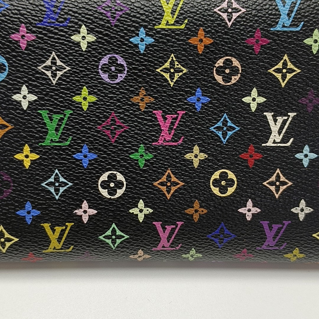 LV × TM INSOLITE Monogram Coated Canvas Black Wallet