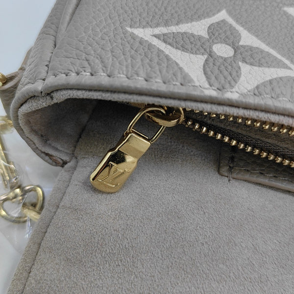 IVY Monogram Calfskin Gray