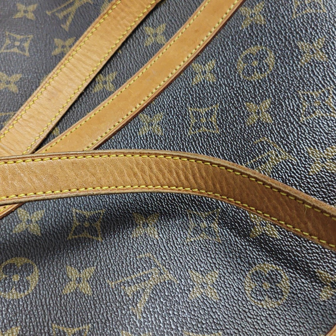VINTAGE BABYLONE Monogram Coated Canvas Brown