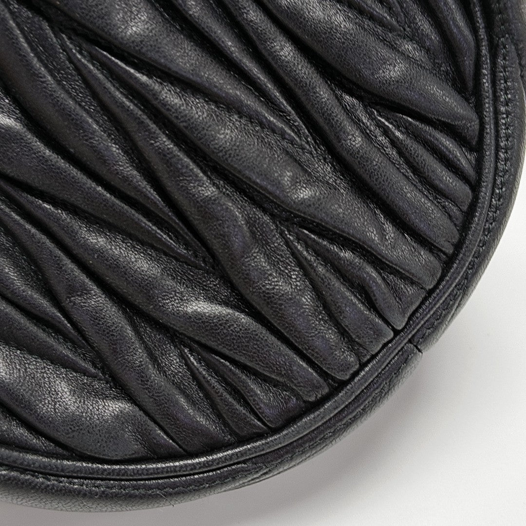 Matelassé Quilted Lambskin Black