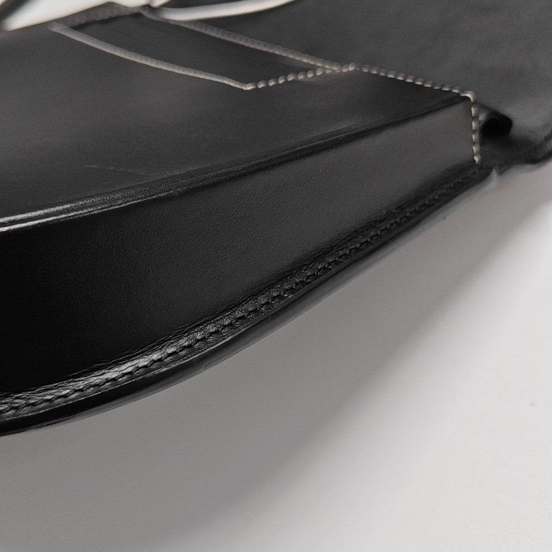 Heel Calfskin Black