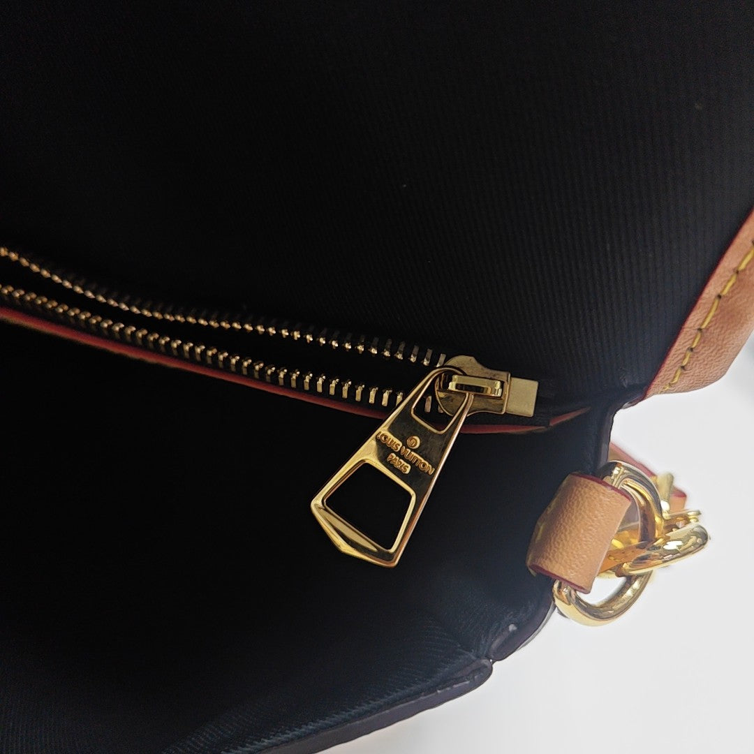 DIANE Monogram Coated Canvas Brown