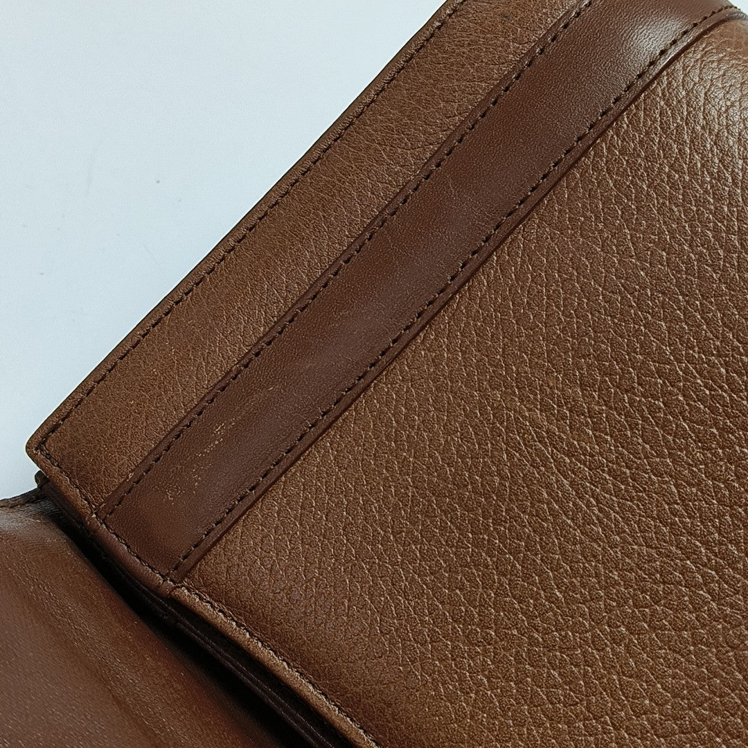 Calfskin Shoulder Bag Brown