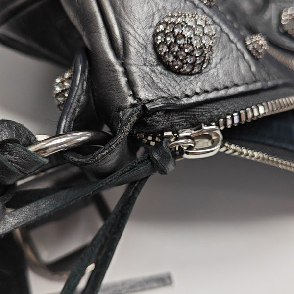 Le Cagole S Lambskin Gray