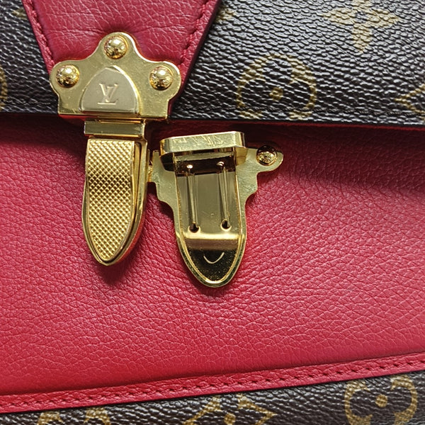 VICTOIRE Monogram Coated Canvas Brown