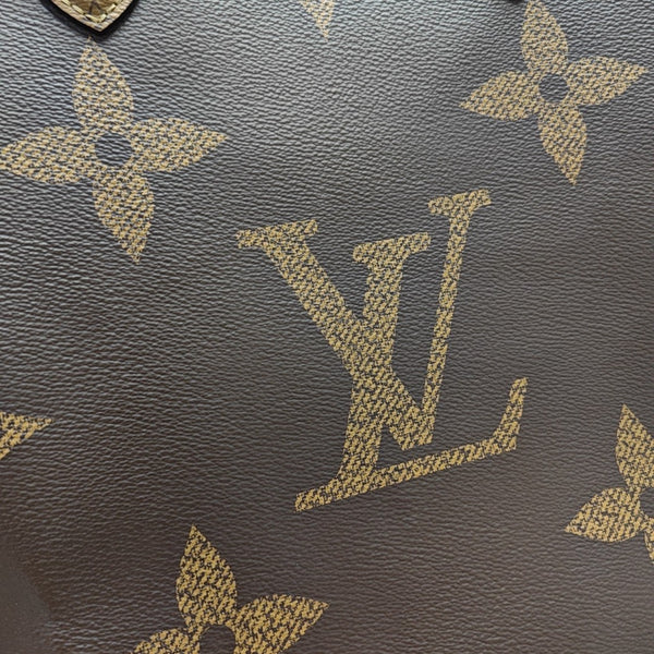 ONTHEGO GM Monogram Coated Canvas Brown