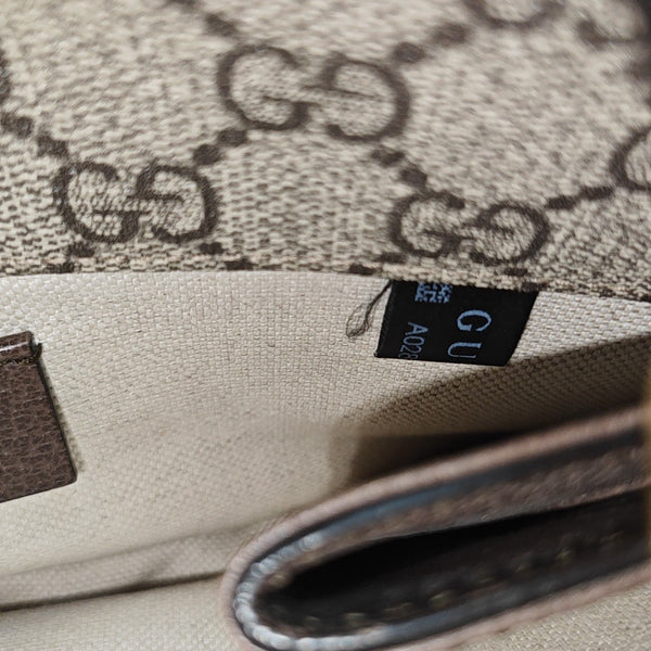 Neo Vintage Small Monogram Coated Canvas Beige