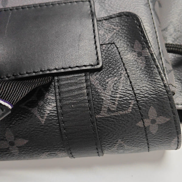 CHRISTOPHER Monogram Coated Canvas Gray