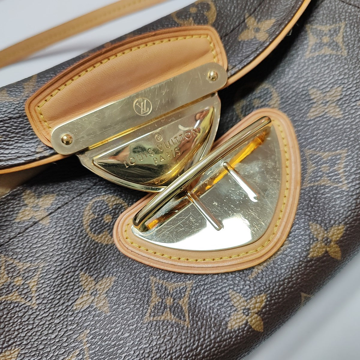 BEVERLY Monogram Coated Canvas Brown