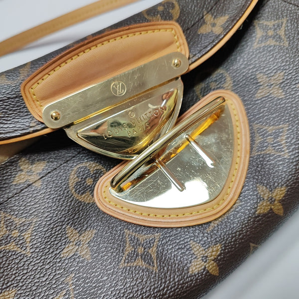 BEVERLY Monogram Coated Canvas Brown