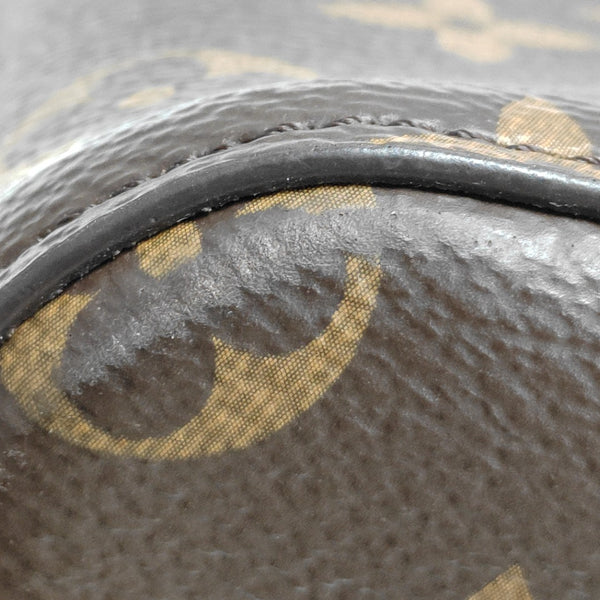 NÉONOÉ MM Monogram Coated Canvas Brown