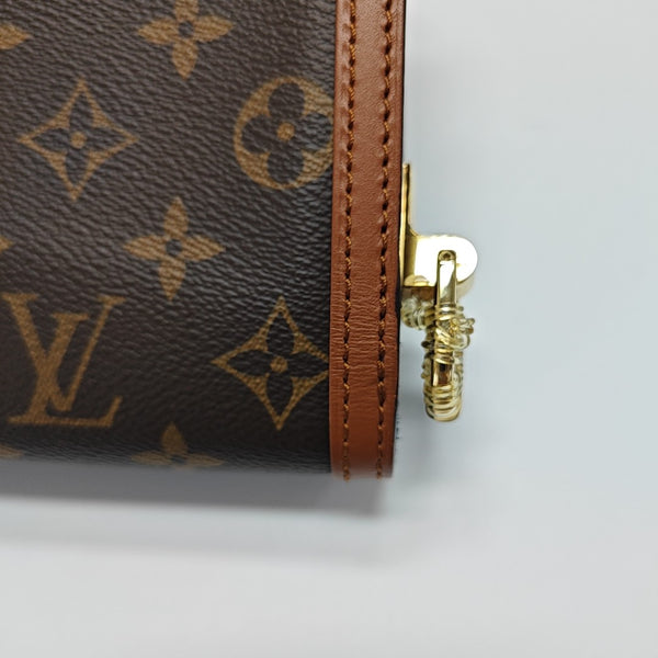 DAUPHINE Mini Monogram Coated Canvas Brown