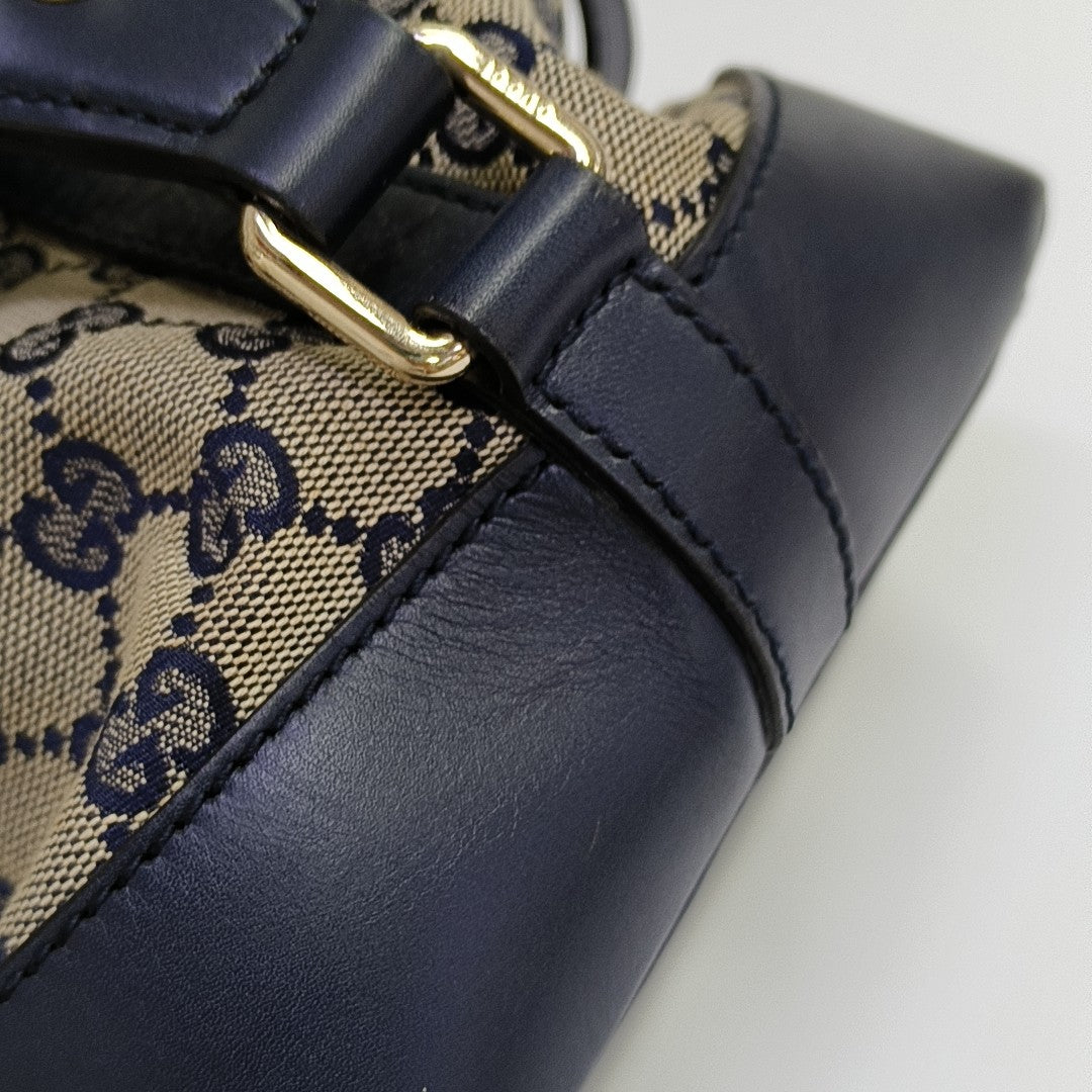 Monogram Canvas Top Handle Bag Beige