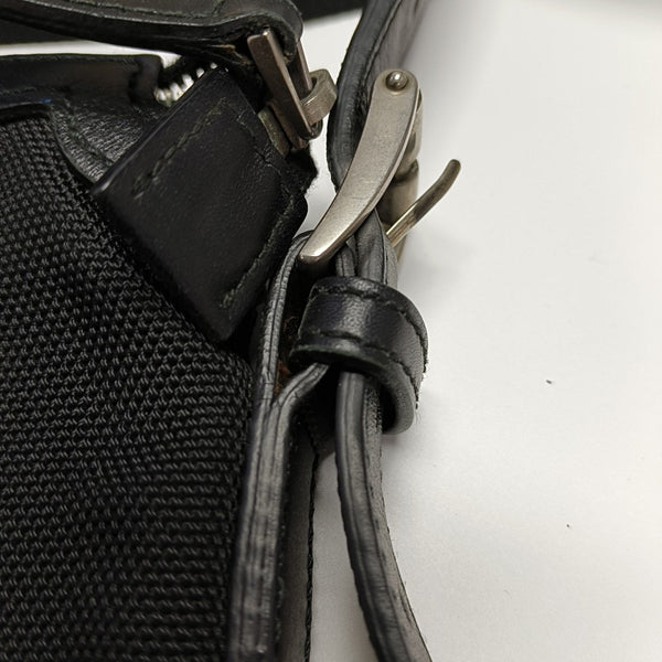 Fabric Crossbody Bag Black