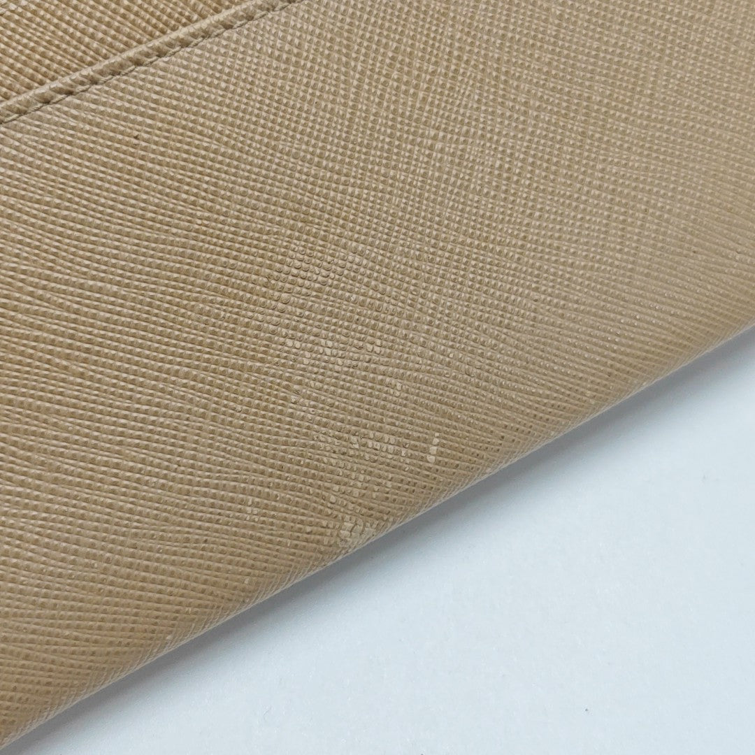 Mini Bag Saffiano Calfskin Beige